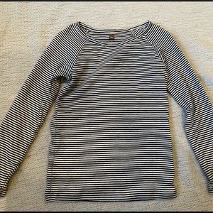 Size 5 Black/white striped Tea collection shirt